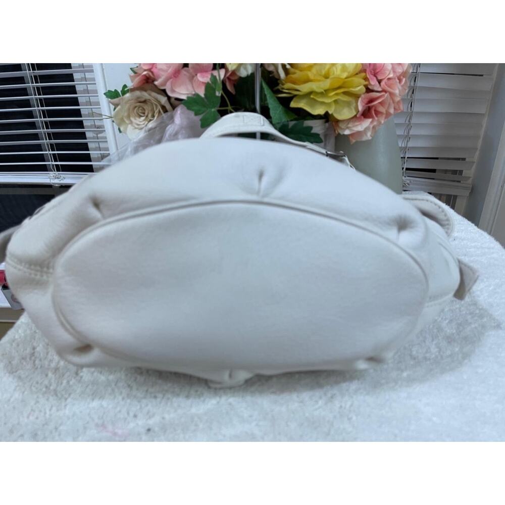 MICHAEL KORS brookville pocket shoulder hobo off-white bag purse (pu3000 - Picture 5 of 11